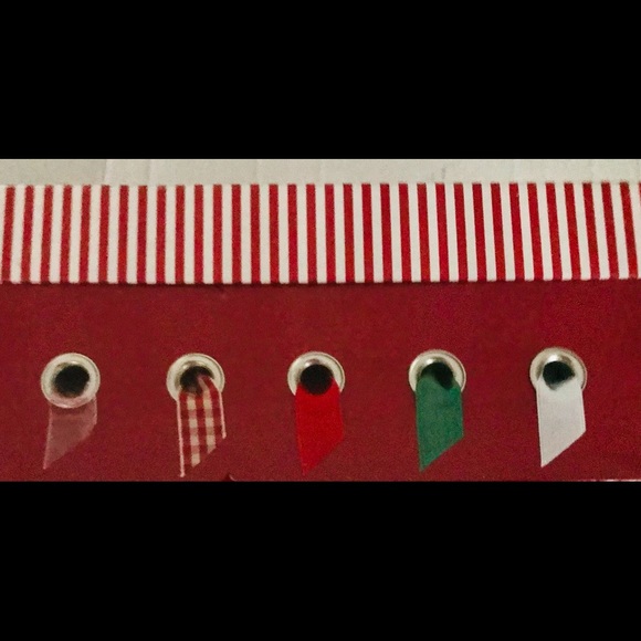 Other - New 150 Feet of Ribbon 50 Yards Gold Green Red Silver Red/White Check